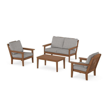 Country Living 4-Piece Deep Seating Set with Loveseat