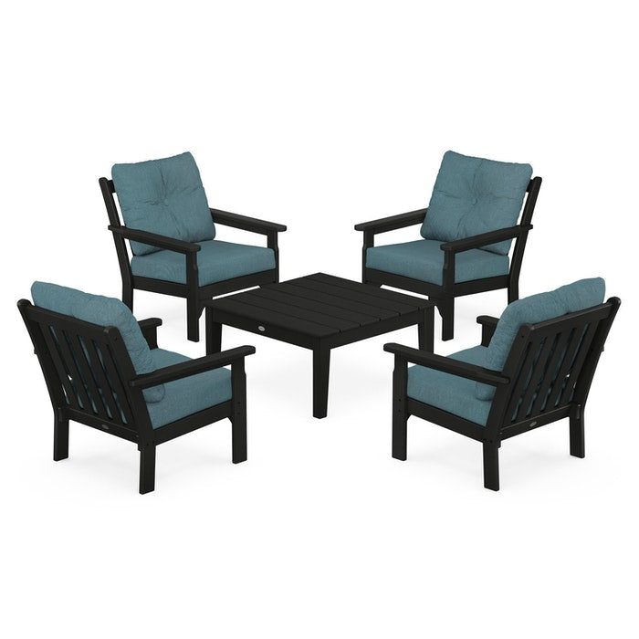 Vineyard 5-Piece Deep Seating Conversation Set
