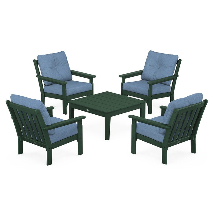 Vineyard 5-Piece Deep Seating Conversation Set