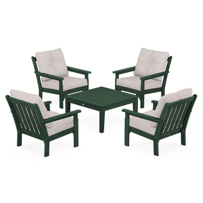 Vineyard 5-Piece Deep Seating Conversation Set