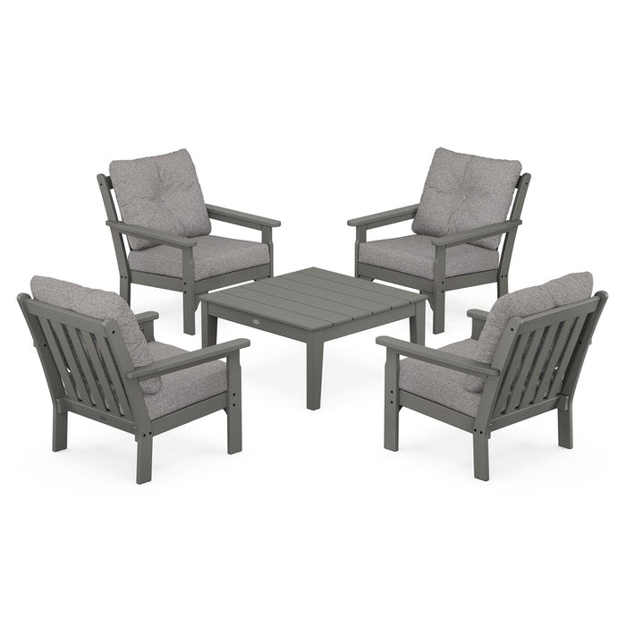 Vineyard 5-Piece Deep Seating Conversation Set