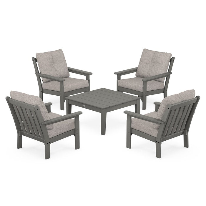 Vineyard 5-Piece Deep Seating Conversation Set