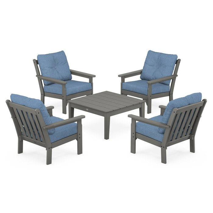 Vineyard 5-Piece Deep Seating Conversation Set