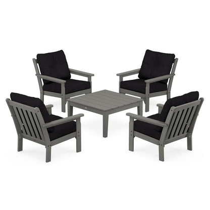 Vineyard 5-Piece Deep Seating Conversation Set