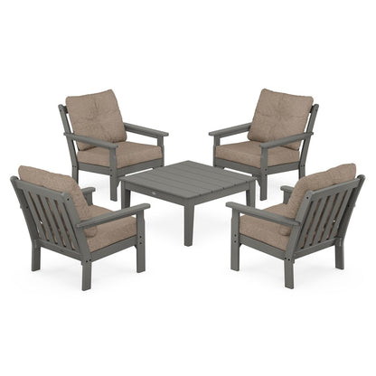 Vineyard 5-Piece Deep Seating Conversation Set