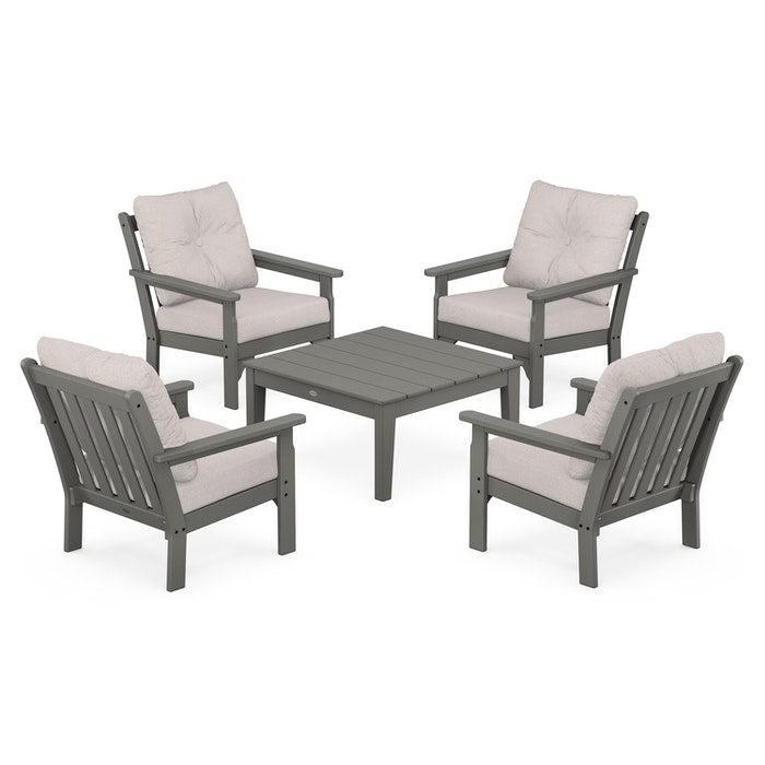 Vineyard 5-Piece Deep Seating Conversation Set