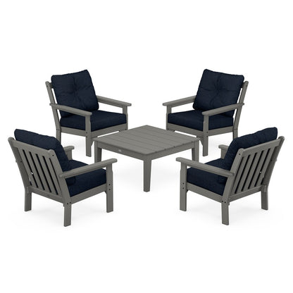 Vineyard 5-Piece Deep Seating Conversation Set
