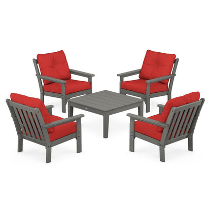 Vineyard 5-Piece Deep Seating Conversation Set