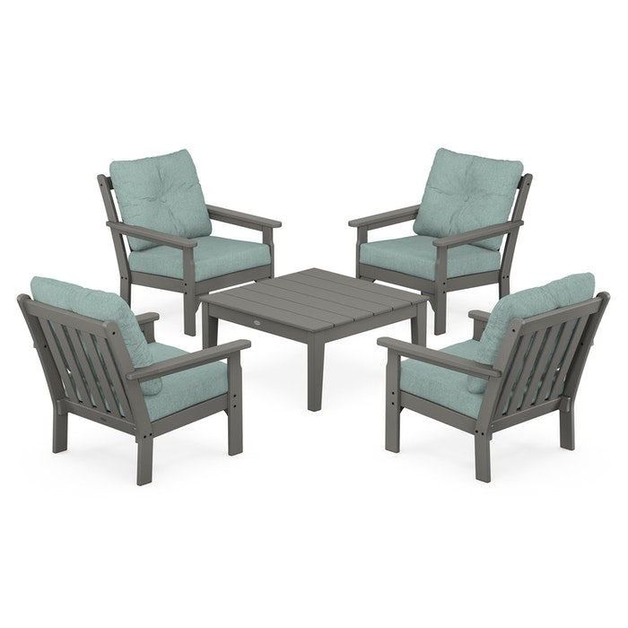 Vineyard 5-Piece Deep Seating Conversation Set