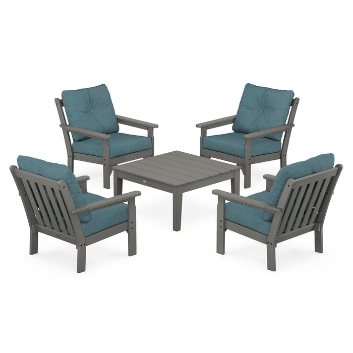 Vineyard 5-Piece Deep Seating Conversation Set