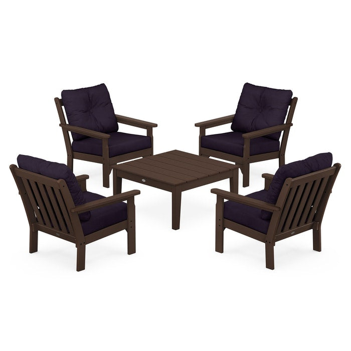 Vineyard 5-Piece Deep Seating Conversation Set