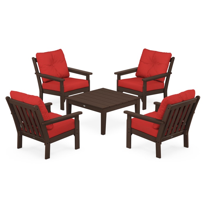 Vineyard 5-Piece Deep Seating Conversation Set