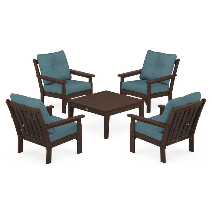Vineyard 5-Piece Deep Seating Conversation Set