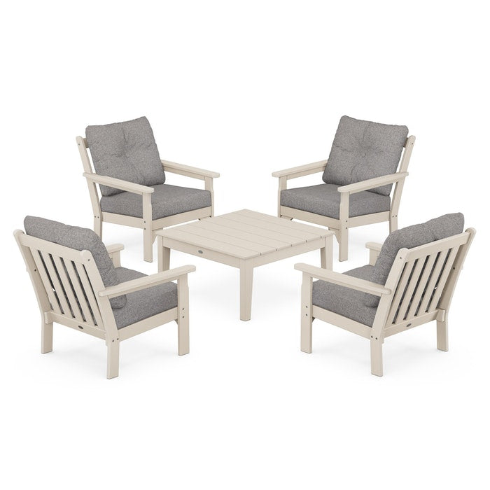 Vineyard 5-Piece Deep Seating Conversation Set