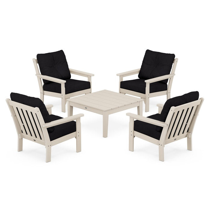 Vineyard 5-Piece Deep Seating Conversation Set