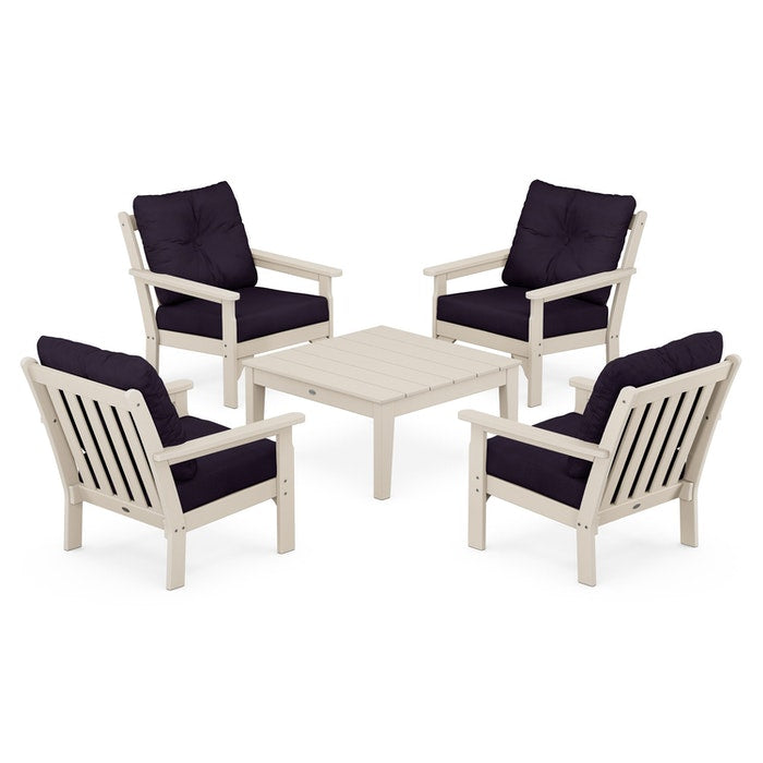 Vineyard 5-Piece Deep Seating Conversation Set