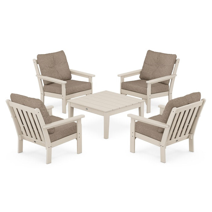 Vineyard 5-Piece Deep Seating Conversation Set