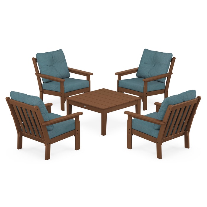 Vineyard 5-Piece Deep Seating Conversation Set