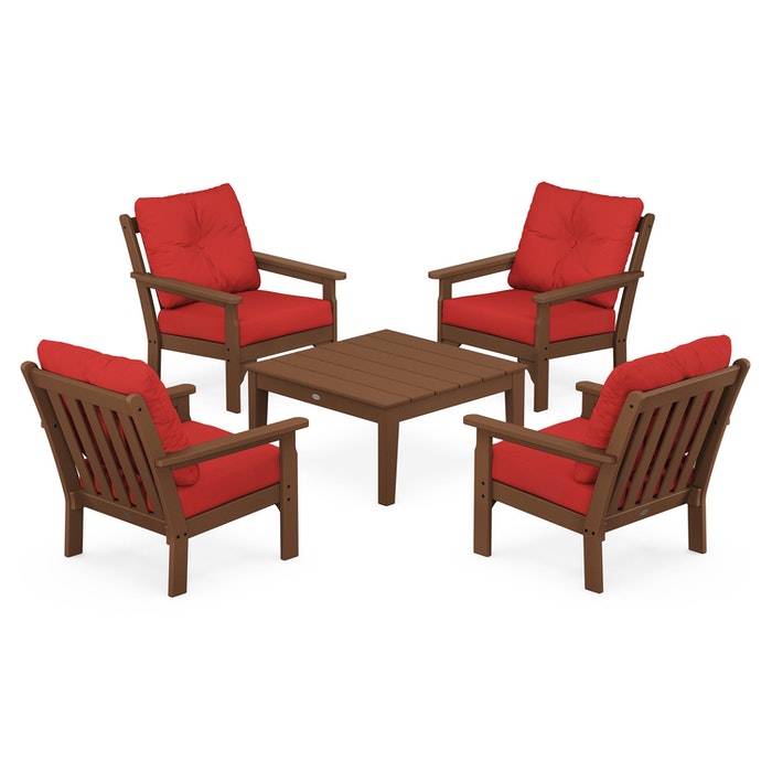 Vineyard 5-Piece Deep Seating Conversation Set