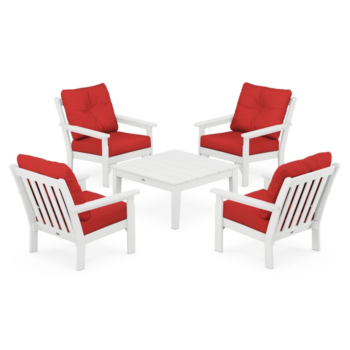 Vineyard 5-Piece Deep Seating Conversation Set