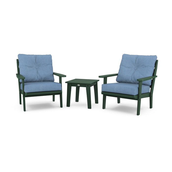 Lakeside 3-Piece Deep Seating Chair Set