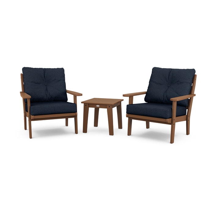 Lakeside 3-Piece Deep Seating Chair Set