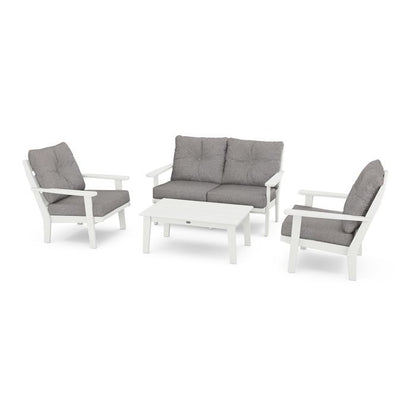 Lakeside 4-Piece Deep Seating Set in Vintage Finish