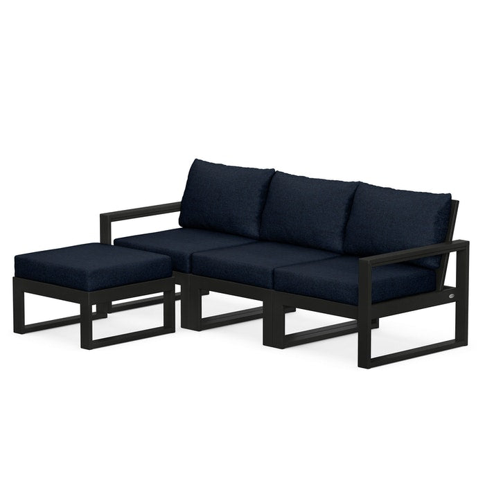 EDGE 4-Piece Modular Deep Seating Set with Ottoman