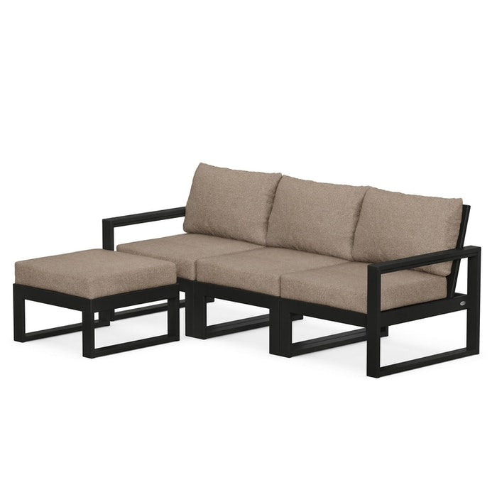 EDGE 4-Piece Modular Deep Seating Set with Ottoman