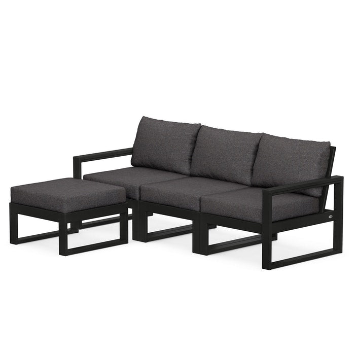 EDGE 4-Piece Modular Deep Seating Set with Ottoman