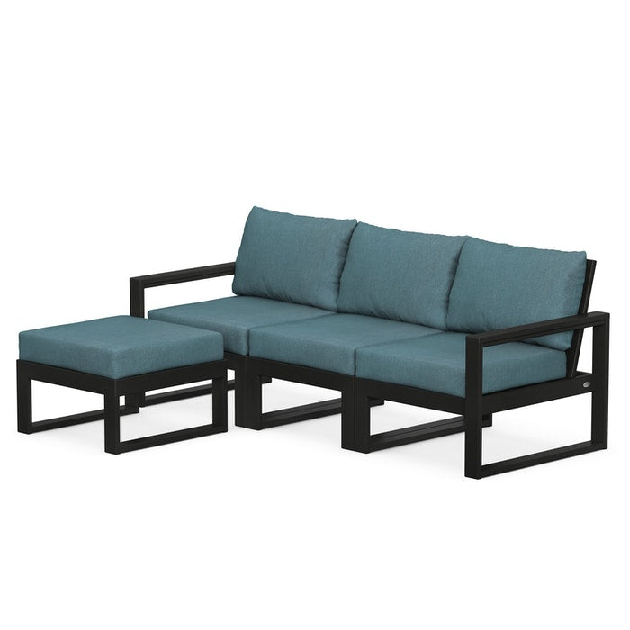 EDGE 4-Piece Modular Deep Seating Set with Ottoman