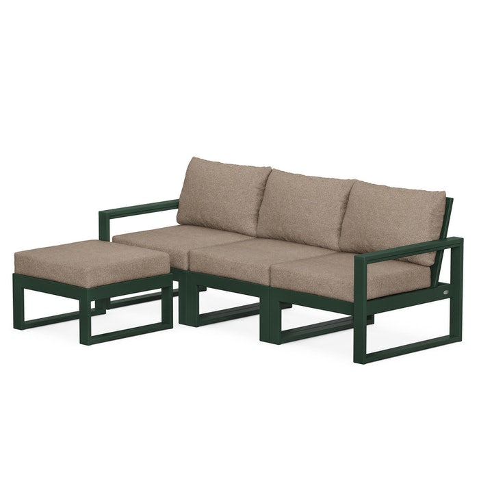 EDGE 4-Piece Modular Deep Seating Set with Ottoman