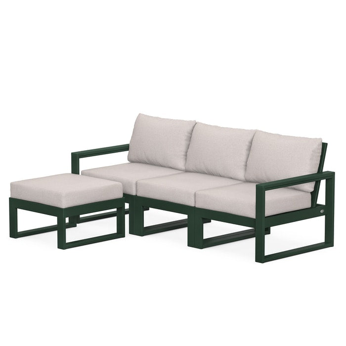 EDGE 4-Piece Modular Deep Seating Set with Ottoman