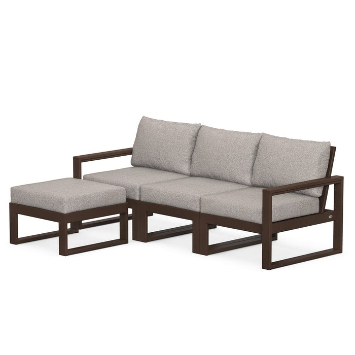 EDGE 4-Piece Modular Deep Seating Set with Ottoman