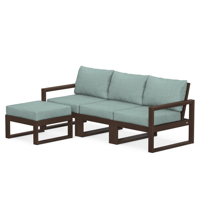 EDGE 4-Piece Modular Deep Seating Set with Ottoman