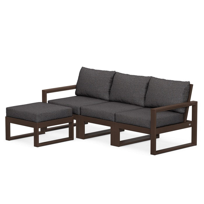 EDGE 4-Piece Modular Deep Seating Set with Ottoman