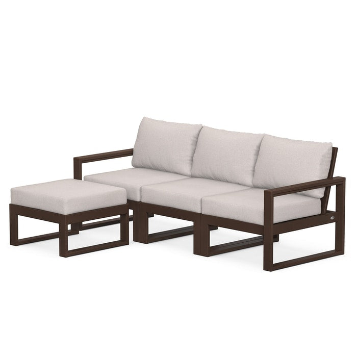 EDGE 4-Piece Modular Deep Seating Set with Ottoman