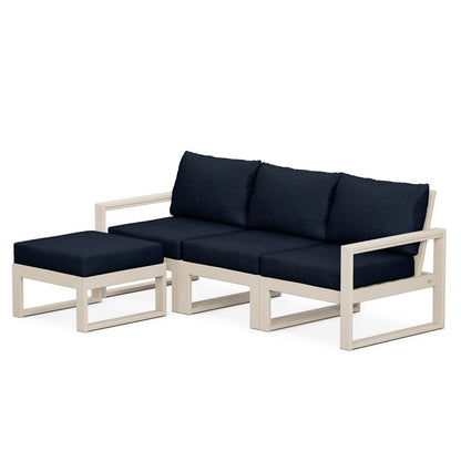 EDGE 4-Piece Modular Deep Seating Set with Ottoman