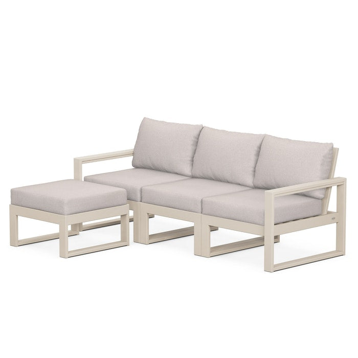 EDGE 4-Piece Modular Deep Seating Set with Ottoman