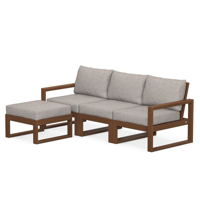 EDGE 4-Piece Modular Deep Seating Set with Ottoman