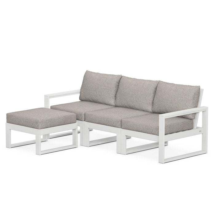 EDGE 4-Piece Modular Deep Seating Set with Ottoman