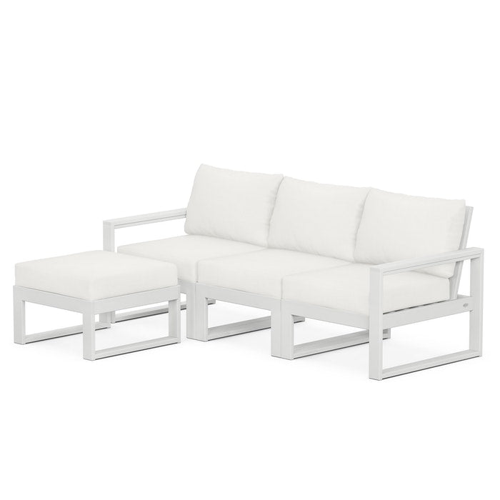 EDGE 4-Piece Modular Deep Seating Set with Ottoman