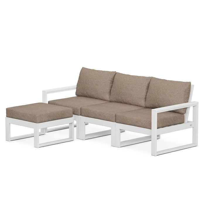 EDGE 4-Piece Modular Deep Seating Set with Ottoman