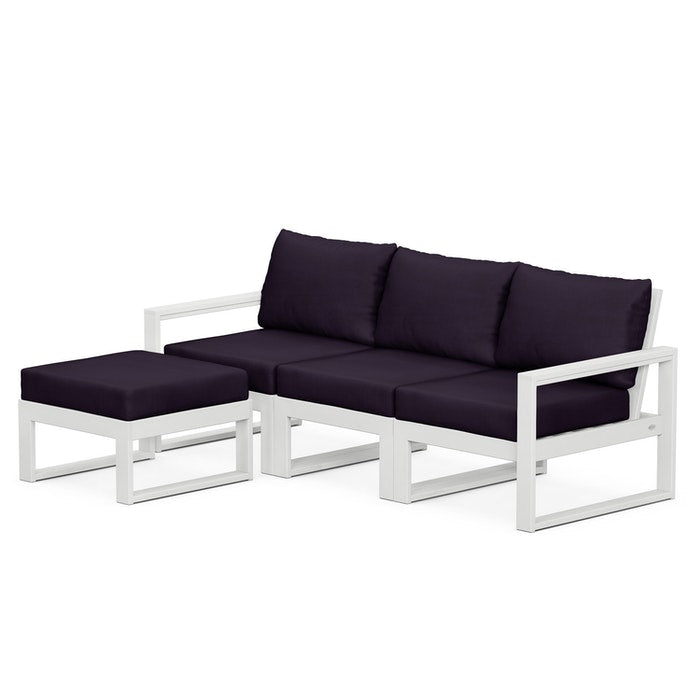 EDGE 4-Piece Modular Deep Seating Set with Ottoman