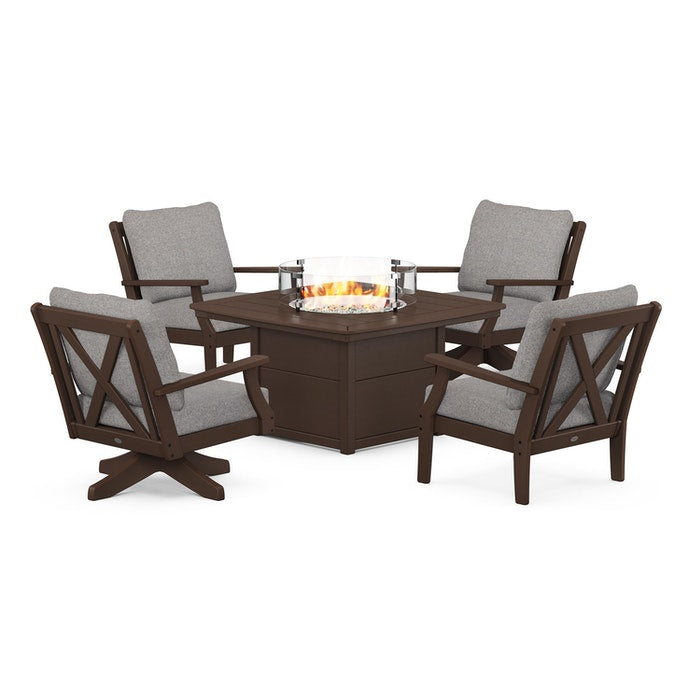 Braxton 5-Piece Deep Seating Set with Fire Table