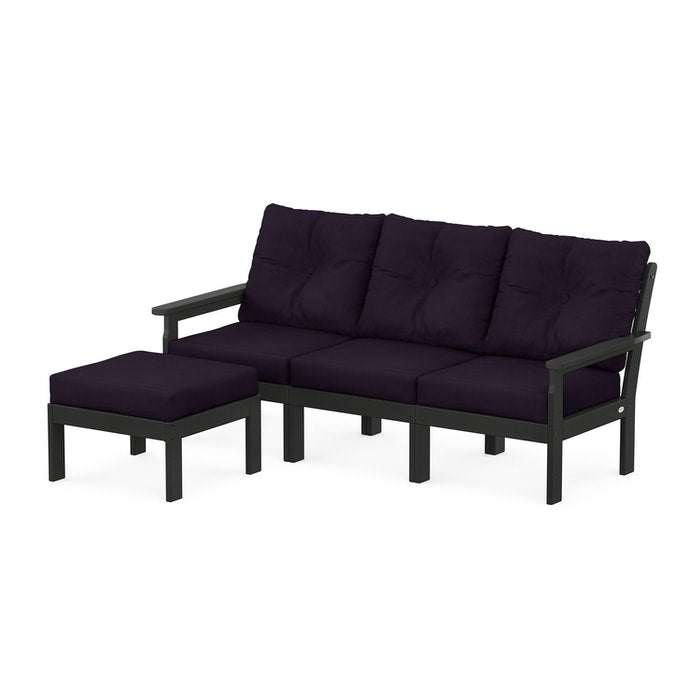 Vineyard 4-Piece Sectional with Ottoman