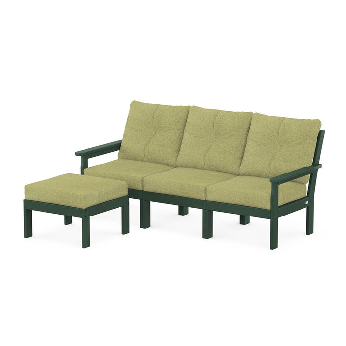 Vineyard 4-Piece Sectional with Ottoman