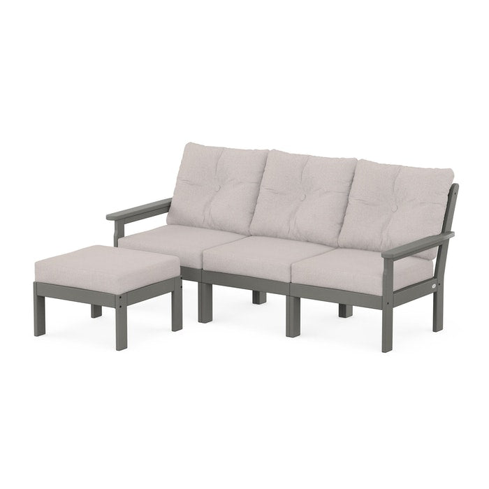 Vineyard 4-Piece Sectional with Ottoman