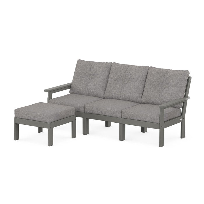 Vineyard 4-Piece Sectional with Ottoman