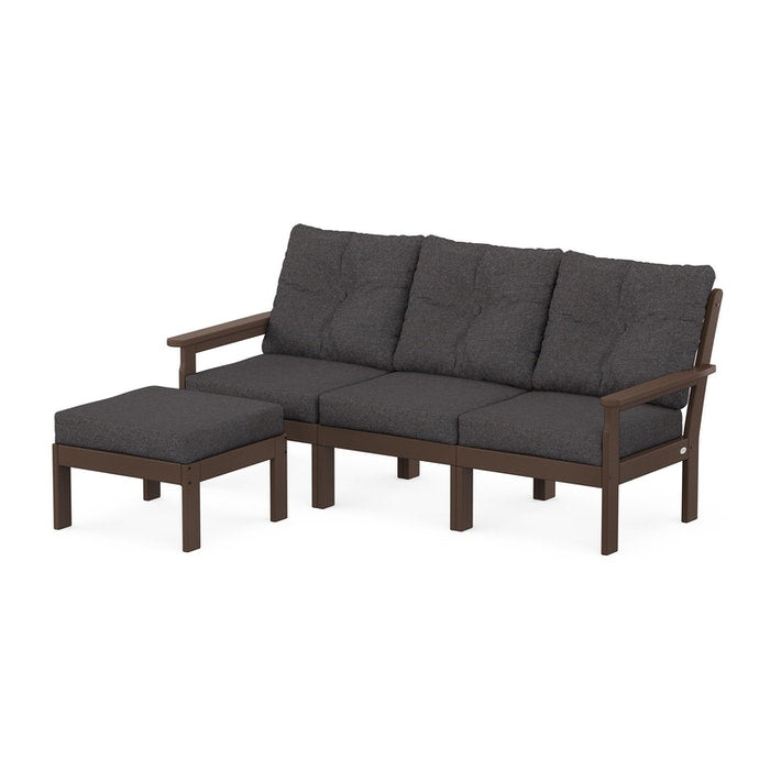 Vineyard 4-Piece Sectional with Ottoman